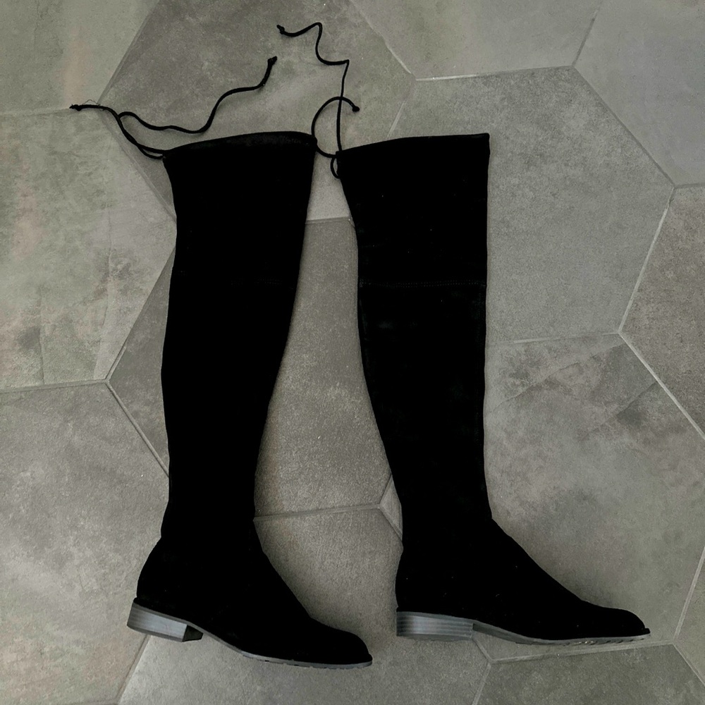 Women Lowland Suede Over the Knee Boots